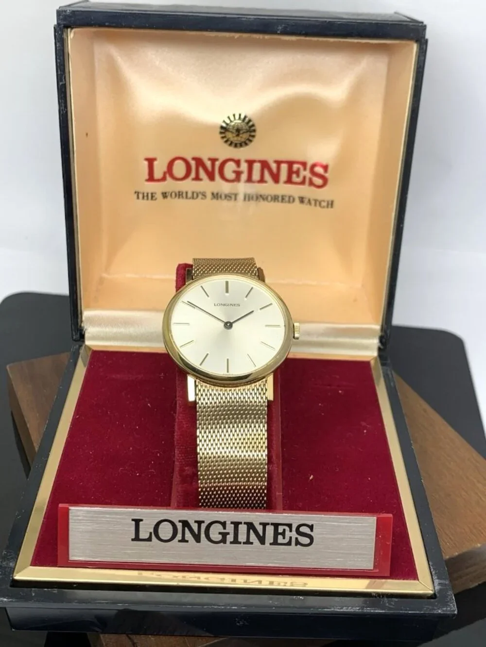 Longines Men's Watch 1970'S Vintage 528 Swiss Manual Wind Gold Stainless Steel